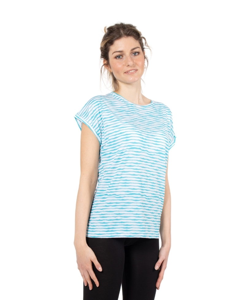 Laura T-Shirt Ecosostenibile - a righe