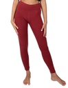 Leggings donna &quot;Yoga&quot; in fibra di eucalipto bordeaux