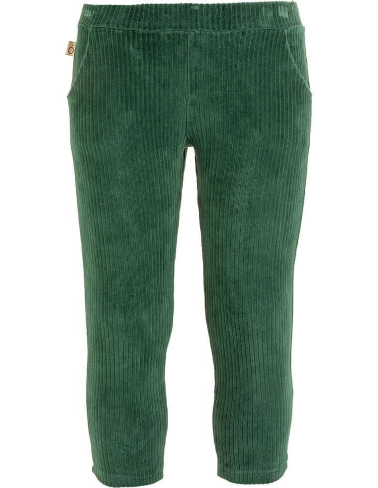 Pantaloni Kali in Corderoi - verde scuro