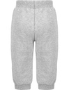 Pantaloni Ali in Cotone Organico - color grigio con toppe rosse