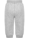 Pantaloni Ali in Cotone Organico - color grigio con toppe rosse
