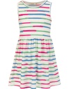 Vestito Romy in Fibra di Eucalipto - bianco a righe
