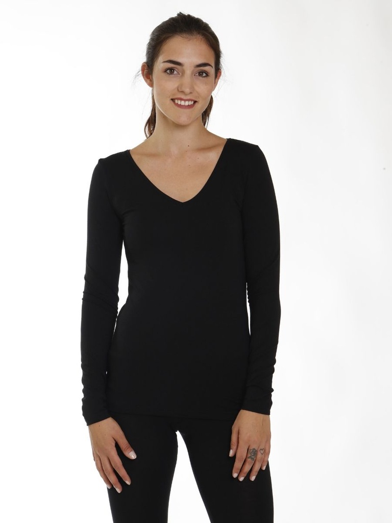 Vicky eucalyptus V neck