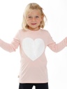 Organic T-Shirt Eucalyptus Aura pink with a heart