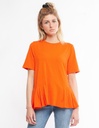 Natural T-Shirt Flora  with plisse