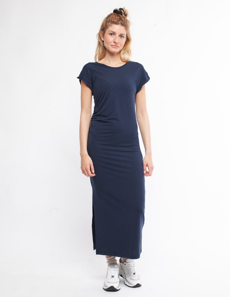 Felicia Tight long dress in Tencel