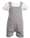 Organic Cotton grey Overall Mausi