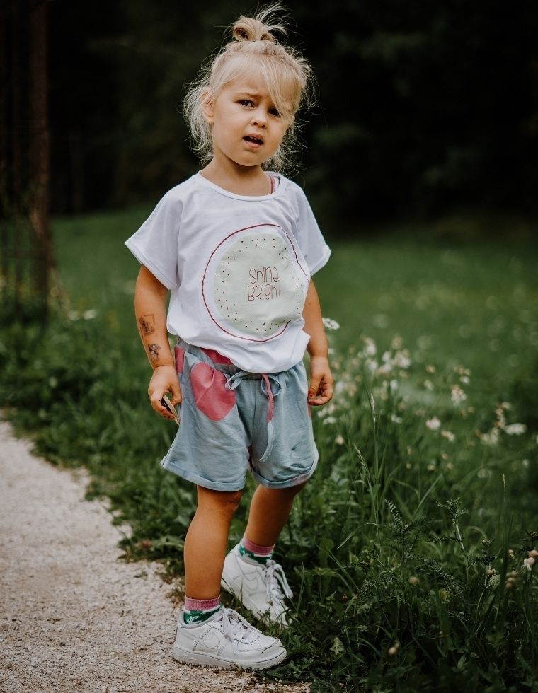 Pantaloni a pois Lucia Tencel