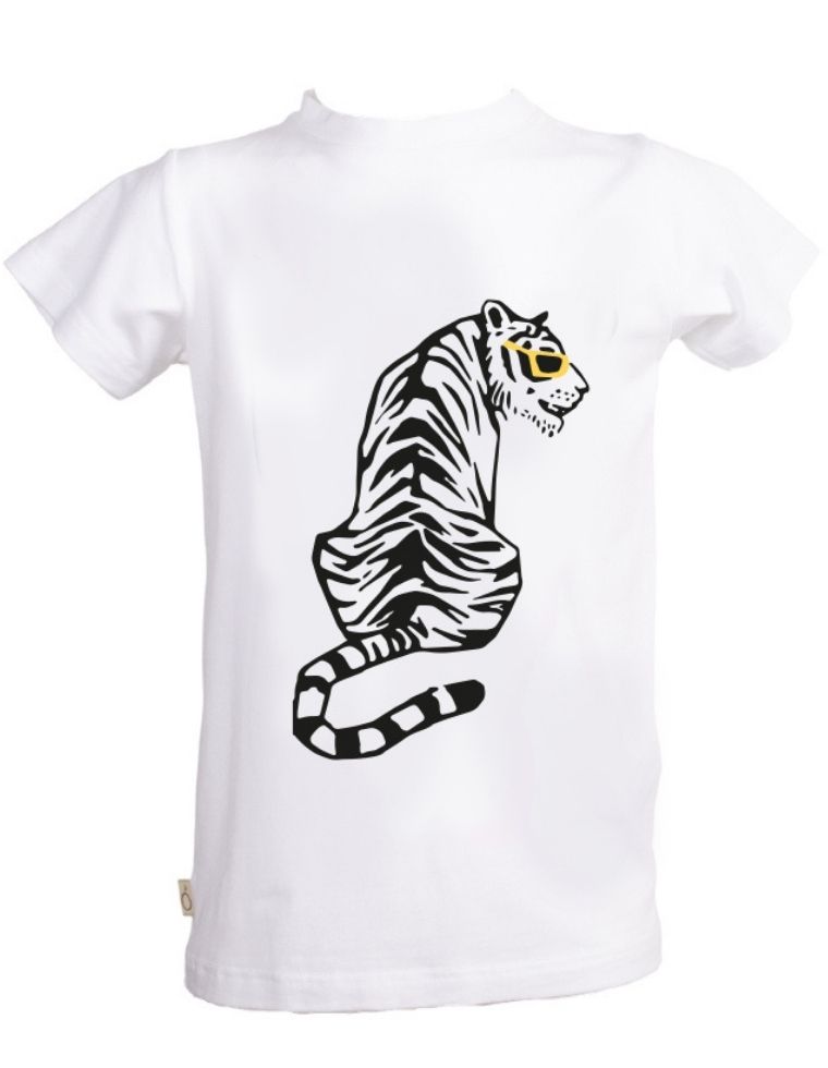 Ben Organic T-Shirt Eucalyptus - tiger