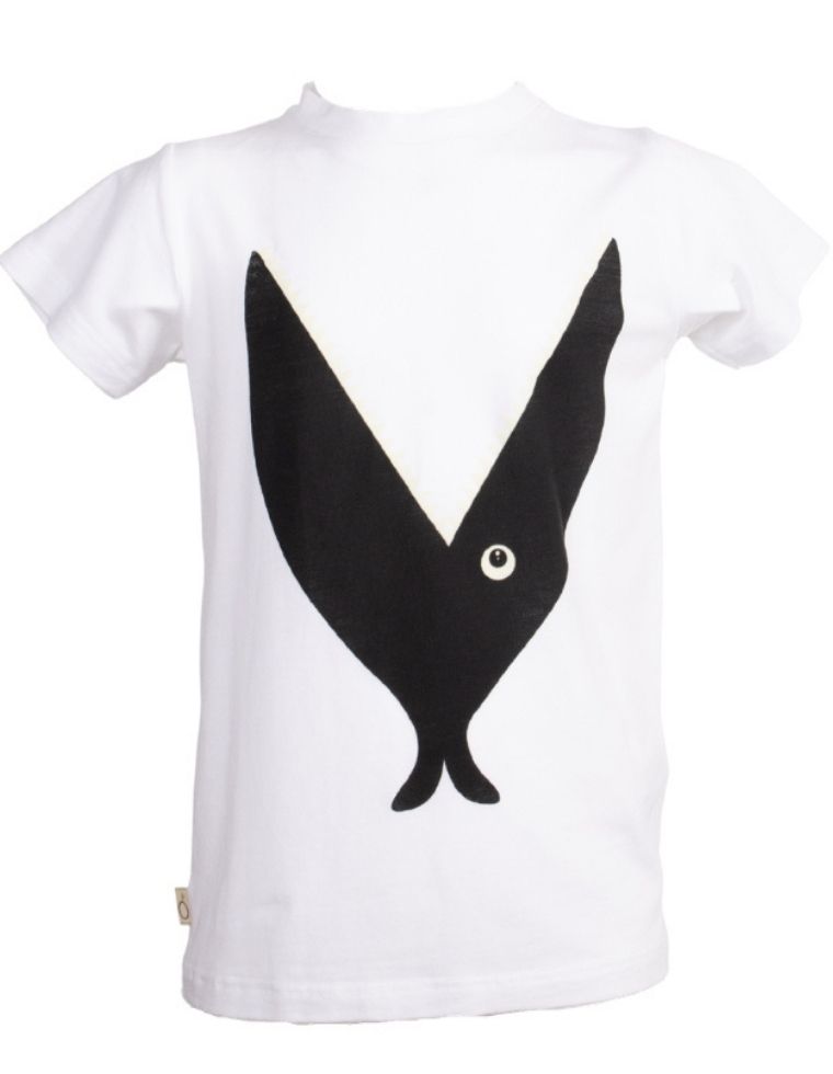 Ben Organic T-Shirt Eucalyptus - fish