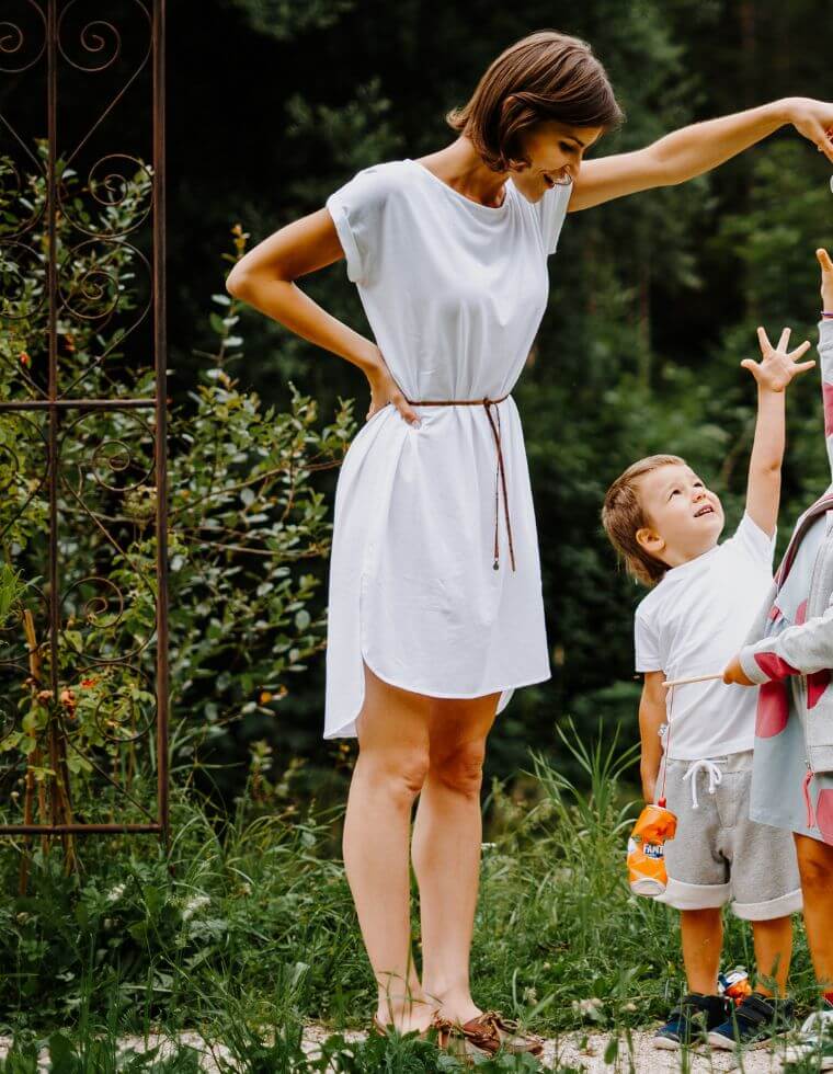 Eukalyptus Kleid Emily weiß