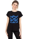 Organic T-Shirt Eucalyptus Laura - waves 