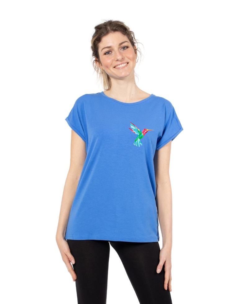 Laura T-Shirt in Tencel - colibrì