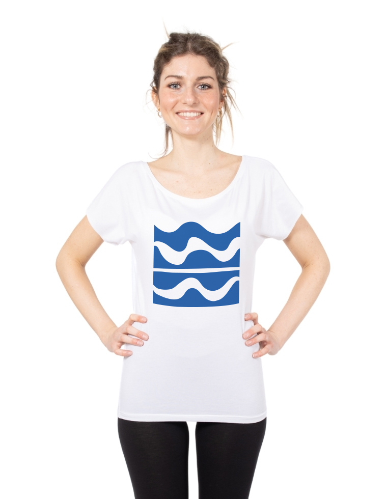 Ecological T-Shirt Eucalyptus Elisabeth - waves