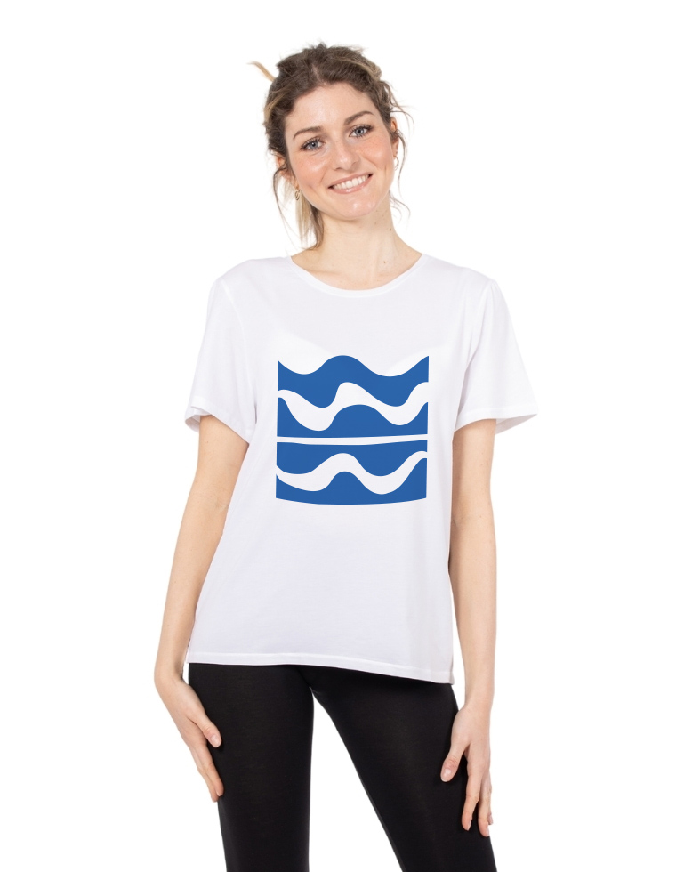 Nora T-Shirt Ecosostenibile - onde