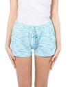 Striped Emanuela shorts in Eucalyptus 