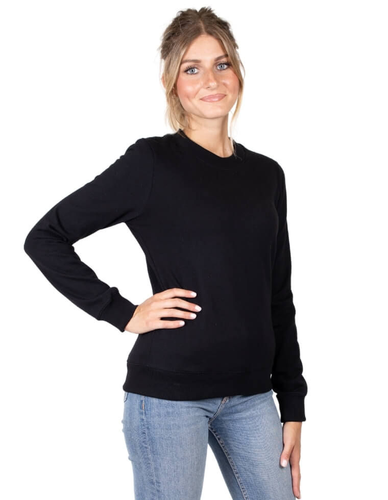 Damen Sweater &quot;Dori&quot; aus Buchenholz schwarz