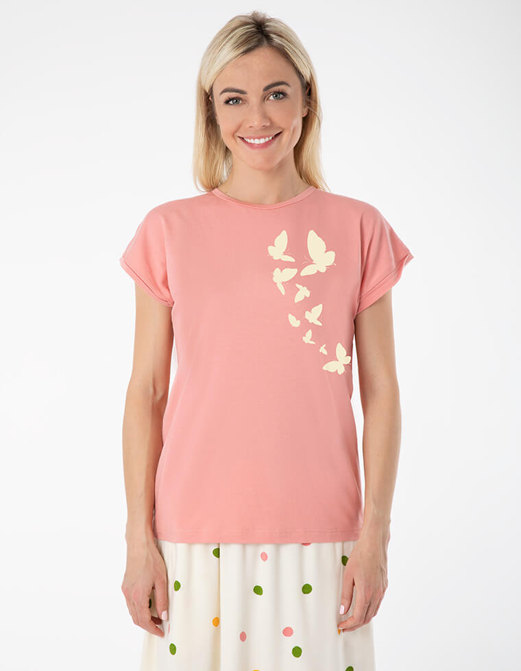 Eco-friendly T-shirt LAURA in eucalyptus fibre