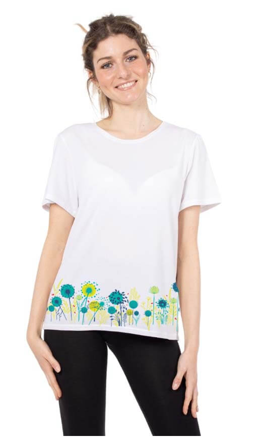 Sustainable NORA Ladies T-shirt in eucalyptus fiber