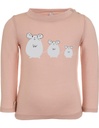Aura T-shirt in Eucalyptus fibre - pink with little mice print