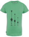 Ben Eucalyptus Fibre T-Shirt - grün mit Giraffe