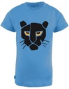 Ben eucalyptus fibre T-shirt - blue with Puma print