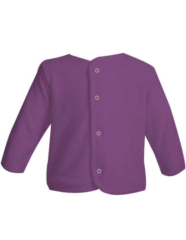 Gigi Baby Jacket in Organic Cotton - purple