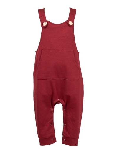 [BGOA002-652000] Baby Overall &quot;Andrea&quot; in beechwood bordeaux