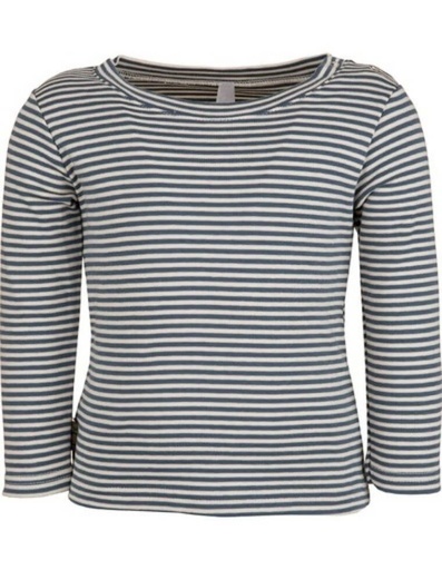 [BBTS003-315STR] Baby T-Shirt &quot;Prezi&quot; in organic cotton blue