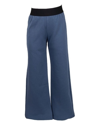 [KGTR007-118000] Girl Trousers &quot;Paula&quot; in organic cotton blue