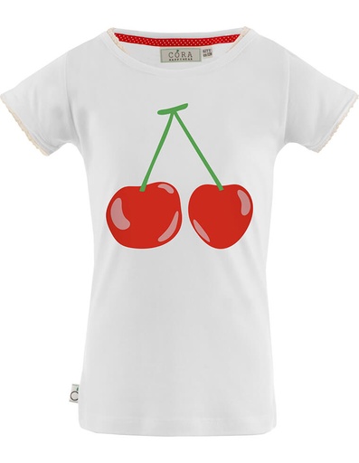 [KGTS001-020CIL-SS22] Eco-friendly children's T-shirt FIONA in eucalyptus fibre