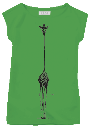 [KGTS010-237GIR-SS22] Zoe T-shirt in fibra di eucalipto