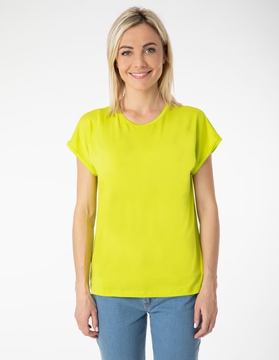 [WMTS005-650000-SS22] Laura T-shirt in fibra di eucalipto