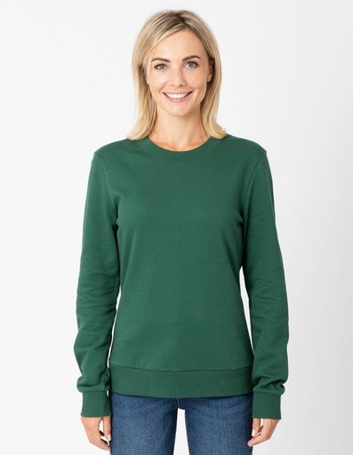 [WMSW003-541000-FW22] Dori Sweatshirt in Organic Cotton- dark green