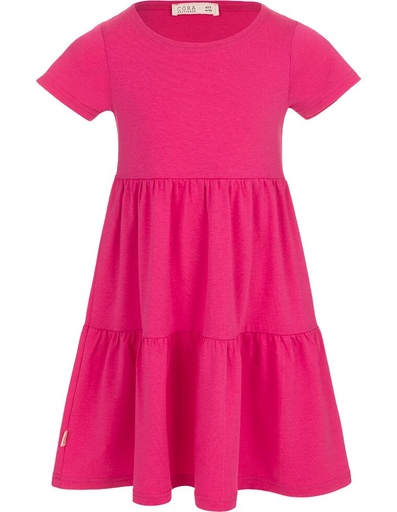 [KGDR022-203000-SS23] Francie Dress in Eucalyptus Fibre - fuchsia