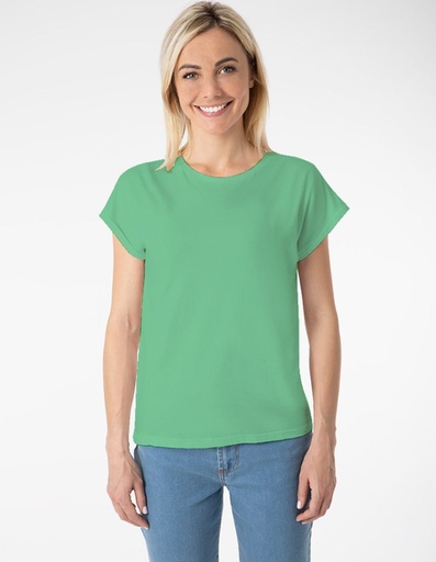 [WMTS005-632000-SS23] Laura Eucalyptus Fiber T-shirt - Green