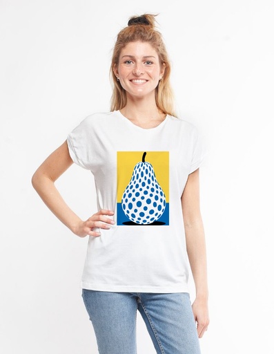 [WMTS005S020SS20PEA] Organic T-Shirt Tencel Laura