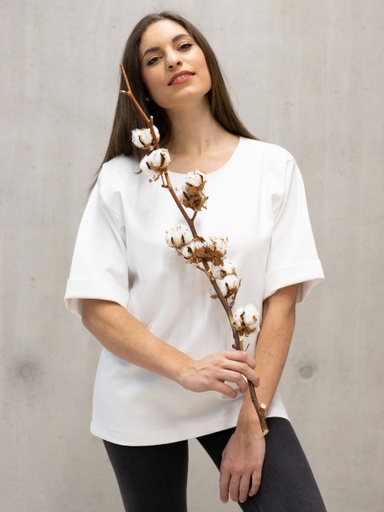 [WMTS014P020SS18000] Organic Cotton T-shirt Anna