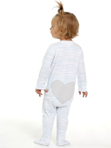 Hikaro, Pyjamas Bébé Manches Et Pieds Long, Light grey (142), 68 :  : Mode