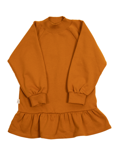 [KGDR015P163FW20000] Dani-Kleid aus gebürsteter Bio-Baumwolle