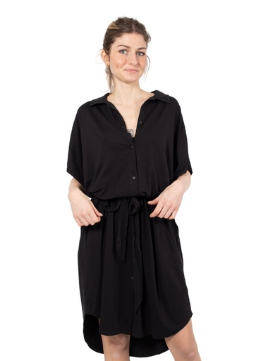 [WMDR023-010000] Cotton Linen Dress Antonella