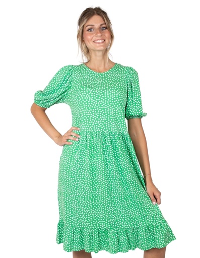 [WMDR024-232PUN] Luna Eucalyptus green Dress
