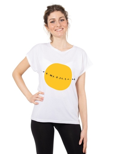 [WMTS005-020UCC] Organic T-Shirt Eucalyptus Laura